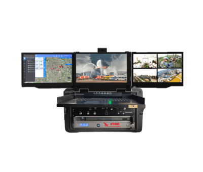 三屏便携式多媒体指挥调度台